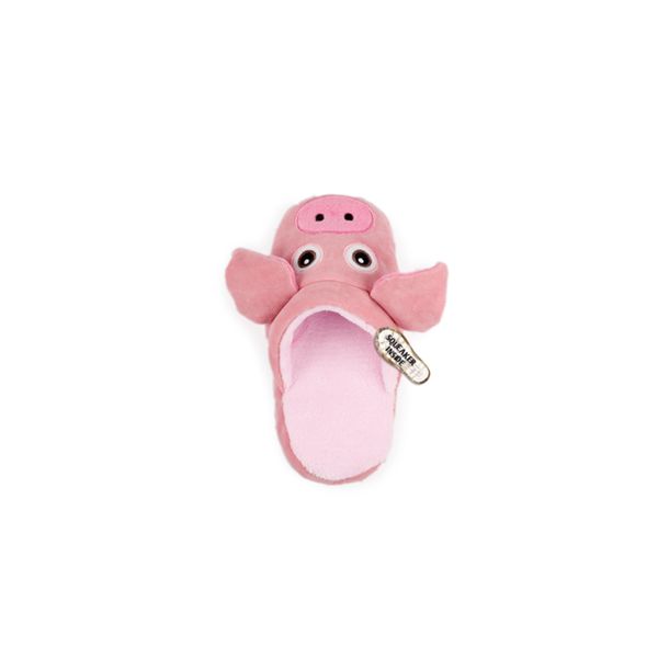 AFP Dog Toy - Doggie's Shoes - Pig Slipper - Pink - One Size