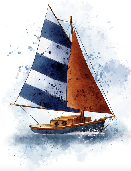 Premium Framed Canvas Wall Art Decor: Nautical