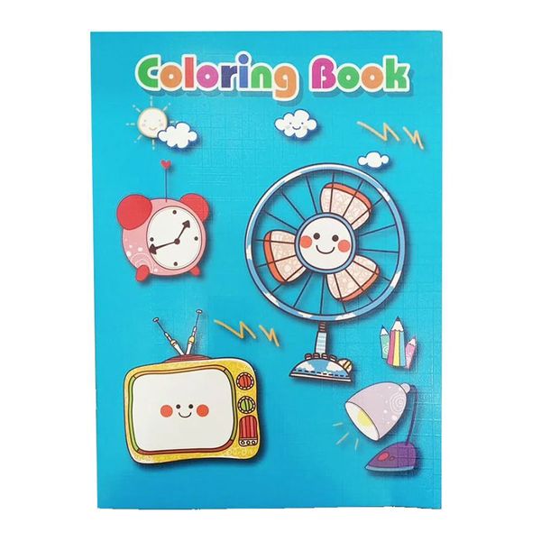 4 Pieces Assorted Quality Fun Kids Themed Coloring Books With ReVibe Pen