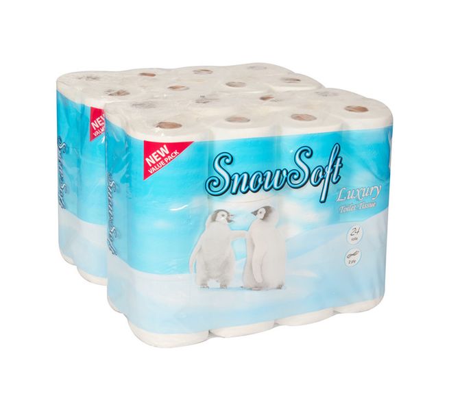 Snow Soft 2 Ply Virgin Toilet Paper (Bale 48's)