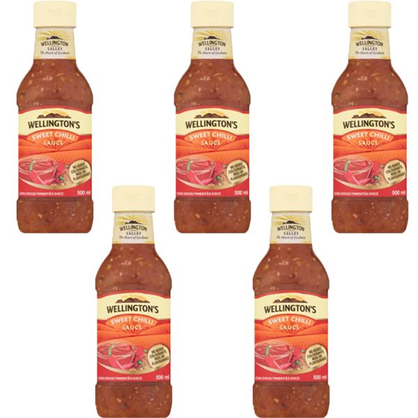 Wellington's Sweet Chilli Sauce - 5 x 500ml