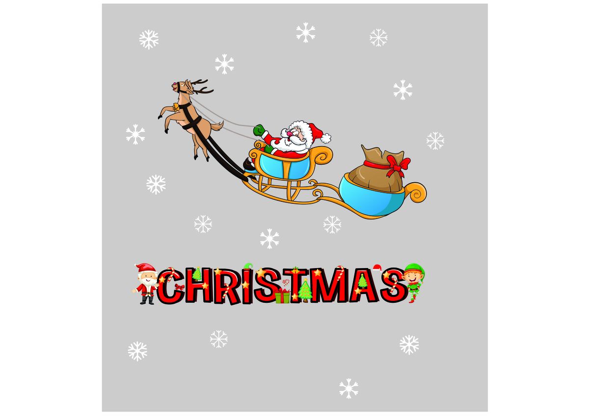 Christmas - Decor - Pack2 - Stickers - Vinyl