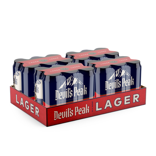 Devil's Peak Lager 24 x 440ml Cans