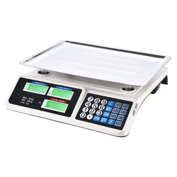 Home &amp; Supermarket 40KG LCD LED Food Weighing &amp; Counting Scale