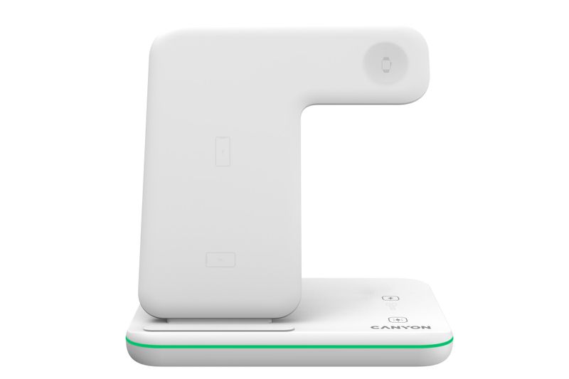 Canyon 3-in-1 Wireless Charging Station Fast Charge for Apple White