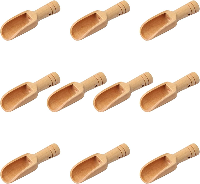 10 Pieces Mini Wooden Spoons