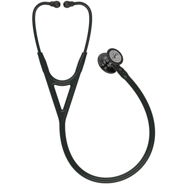 Littmann Cardiology IV Stethoscope: Smoke and Black - Black Stem