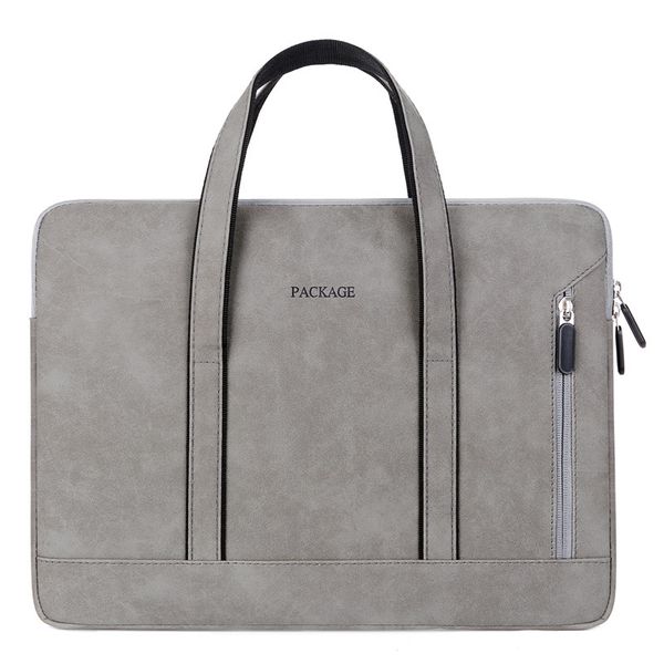 Leather Laptop Case/ 15.6 inch Laptop Sleeve / Bag Water Resistant