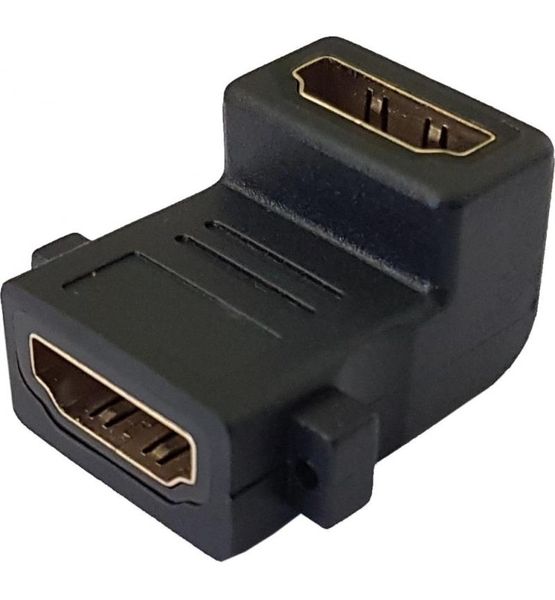 PTech HDMI Female to Female Adapter Up Angle 90 Degree 1080p