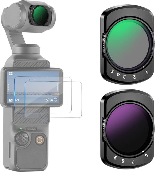Variable Filter Compatible with DJI Osmo Pocket 3 Creator Combo Accessories