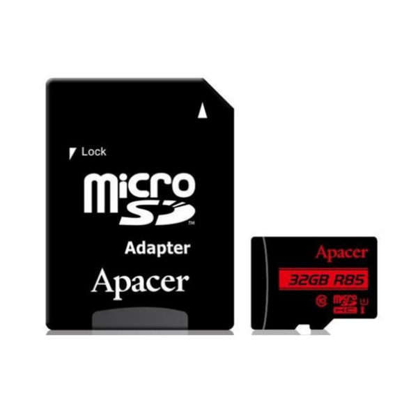 Apacer 32GB Class 10 MicroSD with Adapter x 1