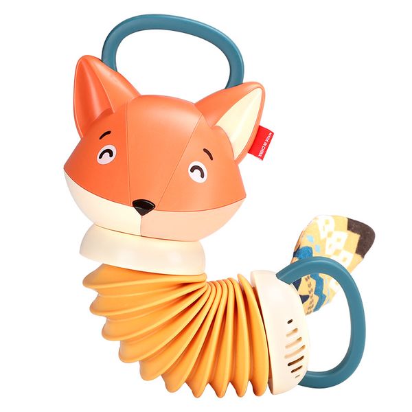 Accordian Toy Baby Fox Musical Toy Early Education Instrument for Baby
