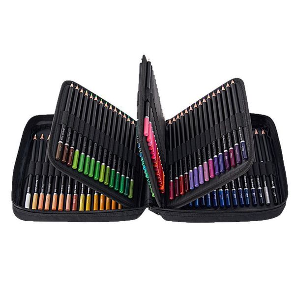 120-Color Oil-Based Wooden Colored Pencil Set