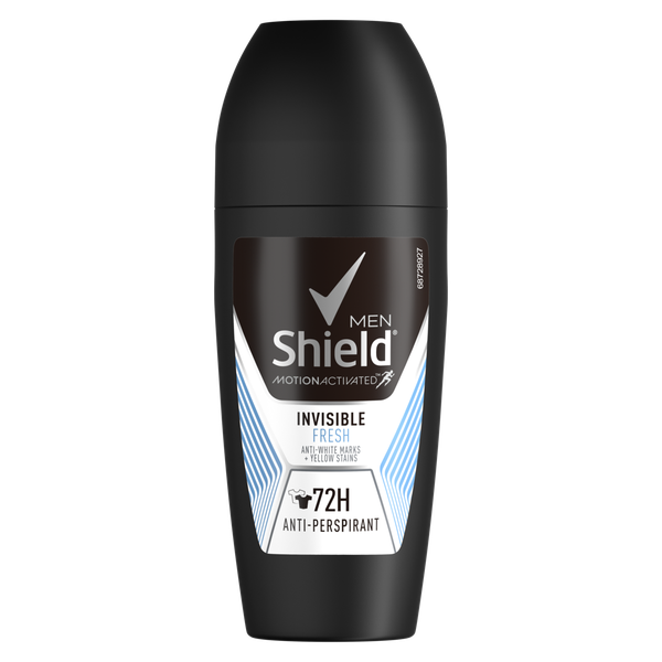Shield Men Invisible Fresh Antiperspirant Roll-On Deodorant 6x50ml