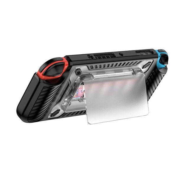 Anti-Drop Protective Case &amp; Stand for Nintendo Switch OLED -Black