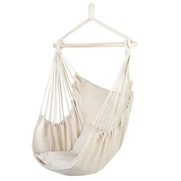 Beige Hammock Chair Swing