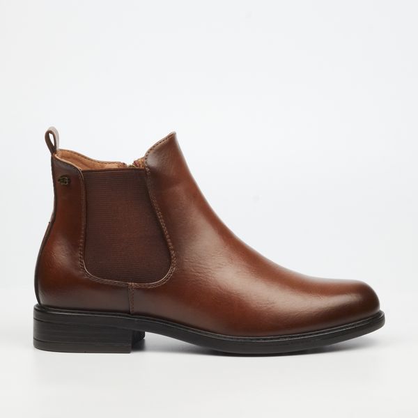 Miss Black Victoria 5 Women Faux Leather Ankle Boots - Tan
