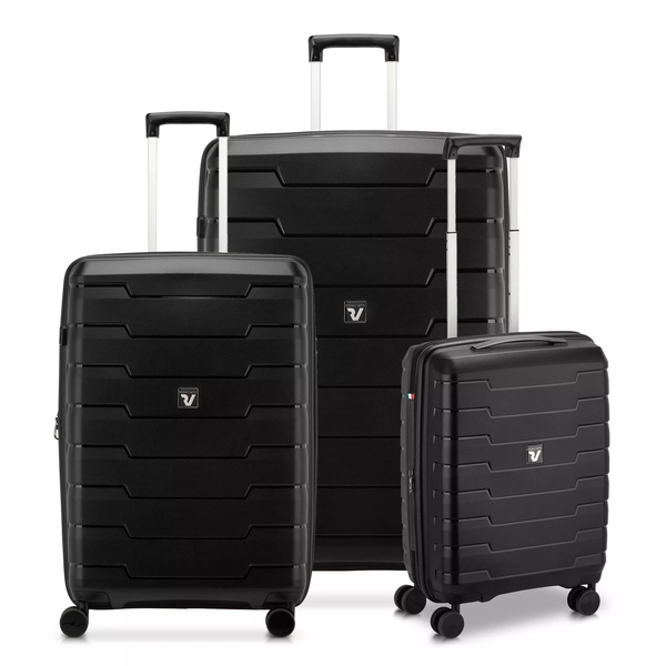 Roncato Skyline 2.0 Expandable 3 Piece Luggage Trolley Set