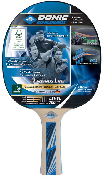 Donic-Schildkröt Legends 700 Table Tennis Bat