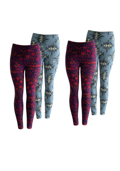 Stretchy Leggings - Pack of 4