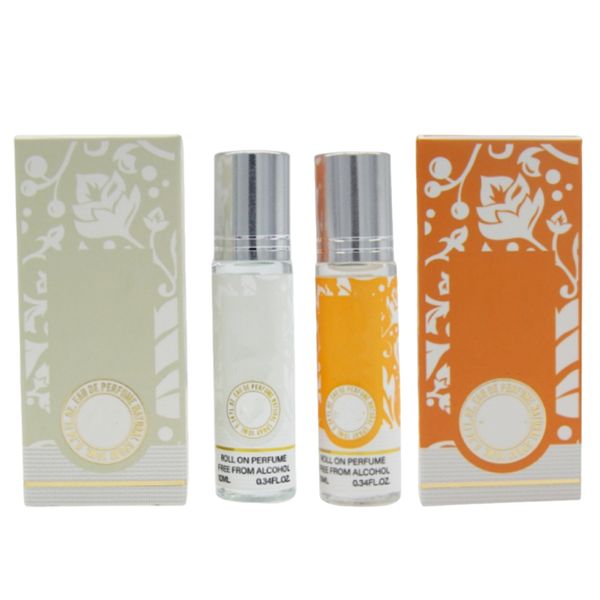2pcs Roll-On Concentrated Perfume For Women Long-Lasting Rollerball 10ml