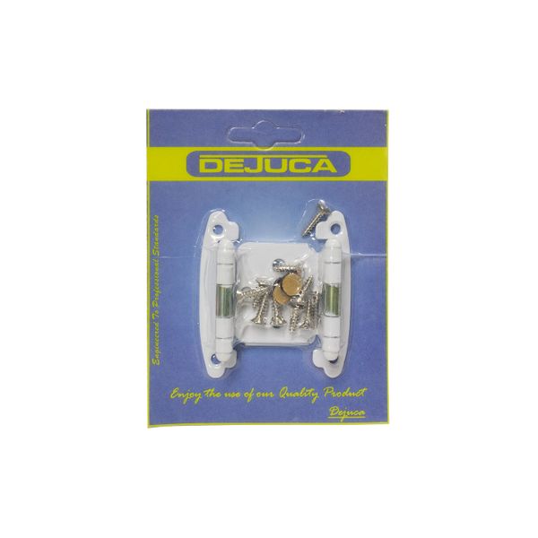 Dejuca - Self Closing Hinge - White - 1pair/Card - 2 Pack