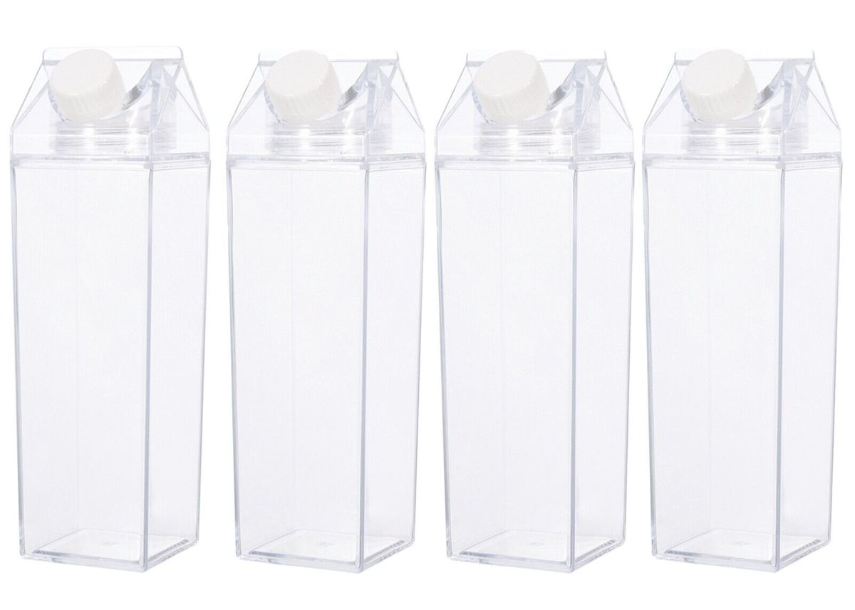 Yax Pack Of 4 Multifunction Clear Plastic Bottle 1000ml Shop Today. Get it Tomorrow