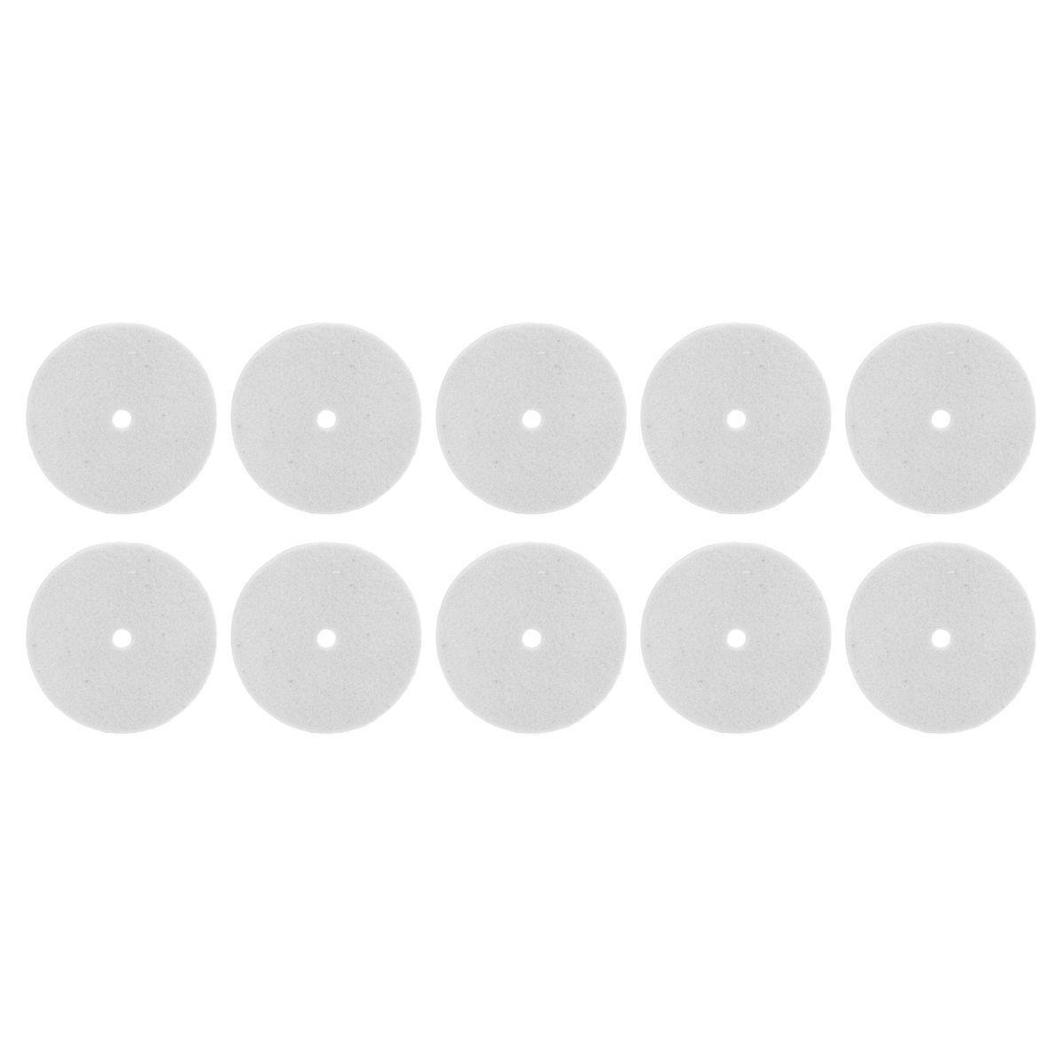 10pieces Cymbal Felts (10cm, Gray)