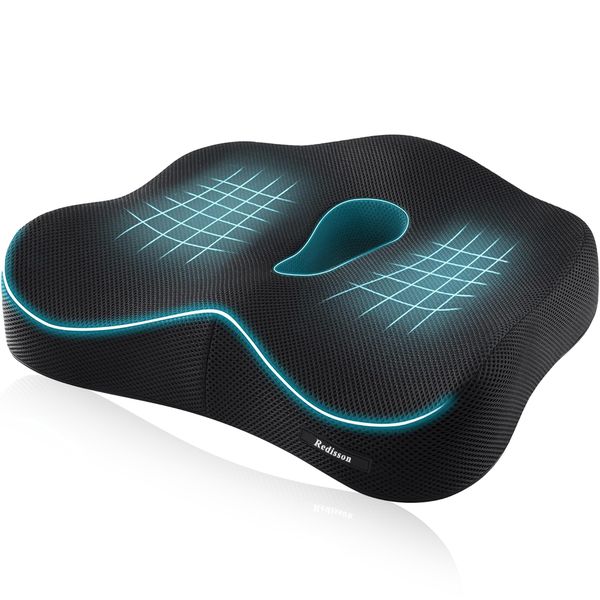 Memory Foam Seat Cushions for Tailbone Pain Relief Sciatica Pain Relief