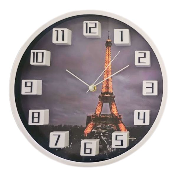 Eiffel Tower Design Wall Clock