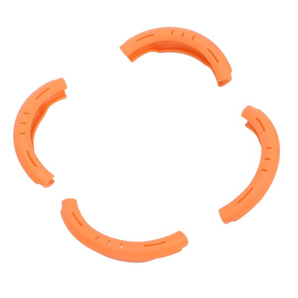 4-Pack Avata 2 Propeller Bumpers - Shockproof (Orange)