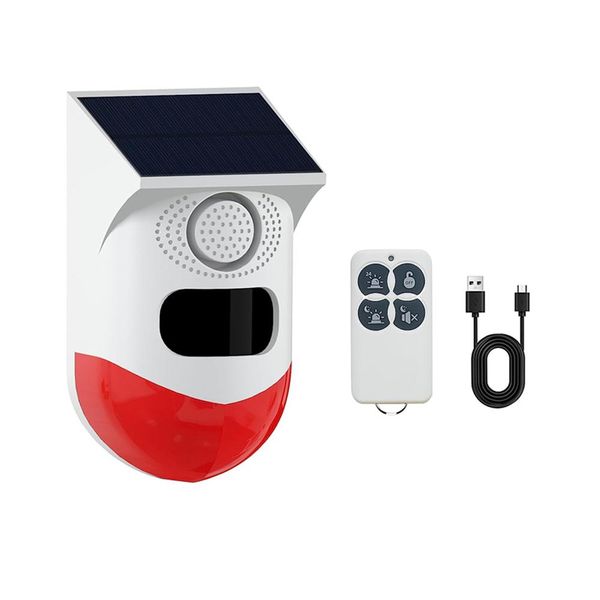 PIR Outdoor Solar Sensor with Remote Control