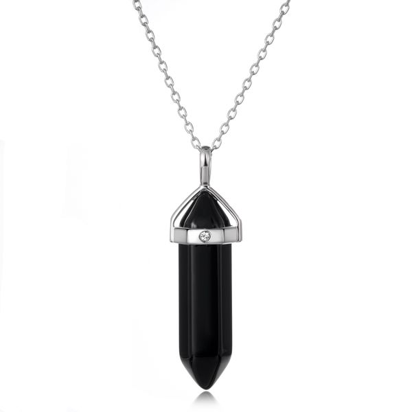Crystalize Black Onyx Necklace with Swarovski® Crystal