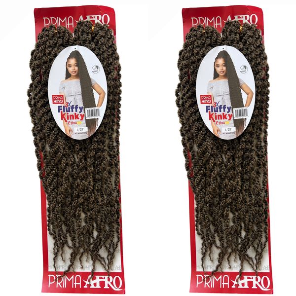 Prima Afro Curly Pop - Color 1/27 - Pack of 2