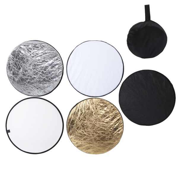 80cm 5-in-1 Handheld Round Photo Reflector