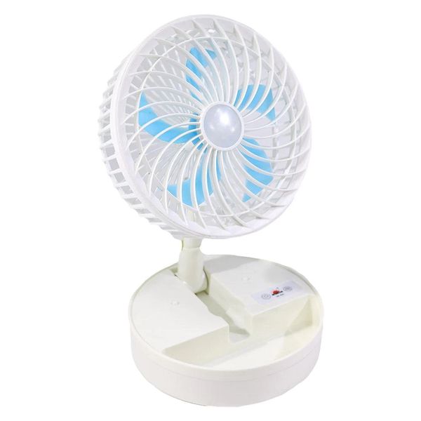 Rechargeable Desktop Fan with Phone Holder 180 Degree Angle Rotation