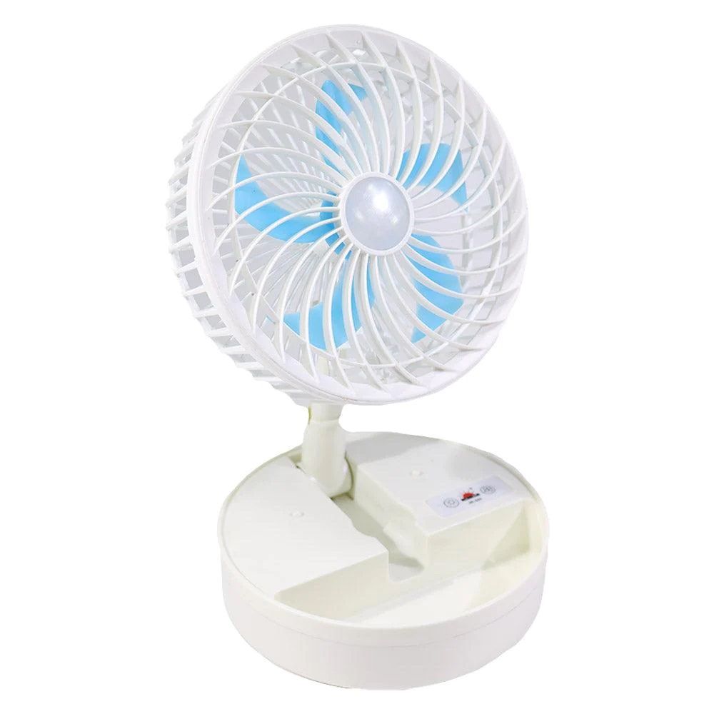 Rechargeable Mini 180° Rotation Table Fan Lamp | Shop Today. Get it ...