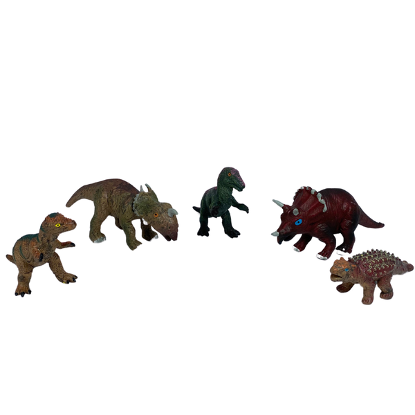 Dino Kingdom-Realistic Dinosaur Toys - 5 Different Dinosaur Toy for Kids