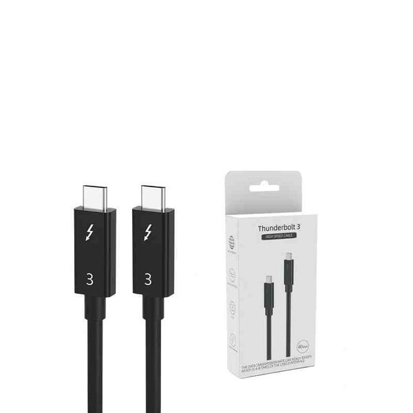 Thunderbolt 3 Cable 40Gbps High Speed with Data Transfer &amp; Video Support