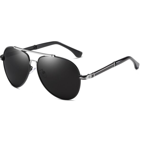 Mens Polarized Sunglasses Pilot Sun Alloy Frame Driving Sunglasses SU8725