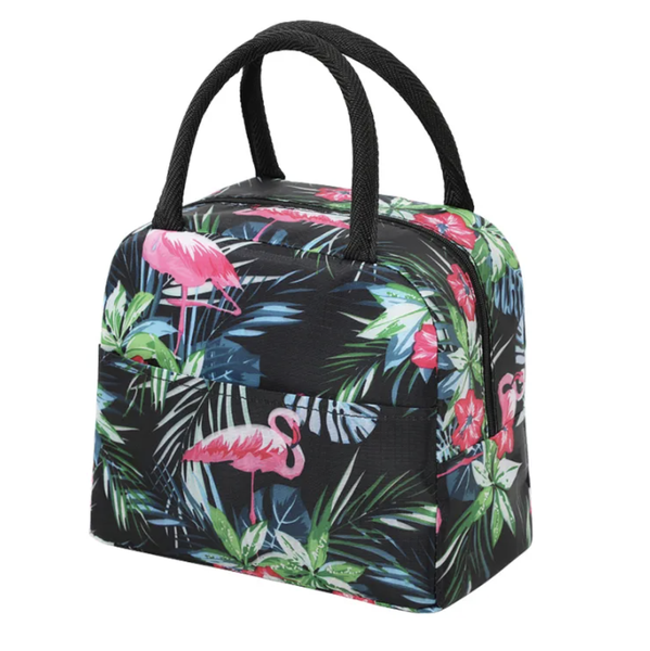 Patterned Thermal Insulated Lunch Tote