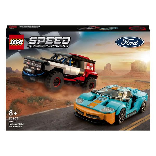 LEGO Speed Champions Ford GT Heritage Edition and Bronco R Set 76905