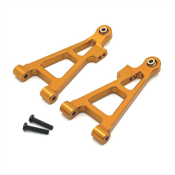 for 1/16 Mjx Rc Car Upgrade Parts Front Hem Arm Kit Silver