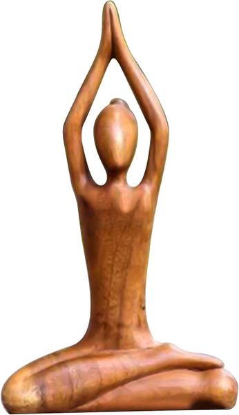 Woman Sculpture Yoga Pose Figure, Body Talk Sculpture Yoga