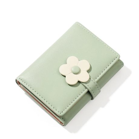 Cute Small Wallet for Girls/Women,PU Leather, Tri-folded Wallet Cash Pocket Image