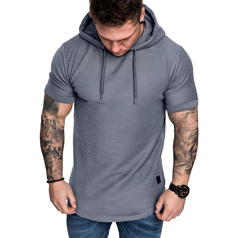 Slim fit hoodie men's hotsell