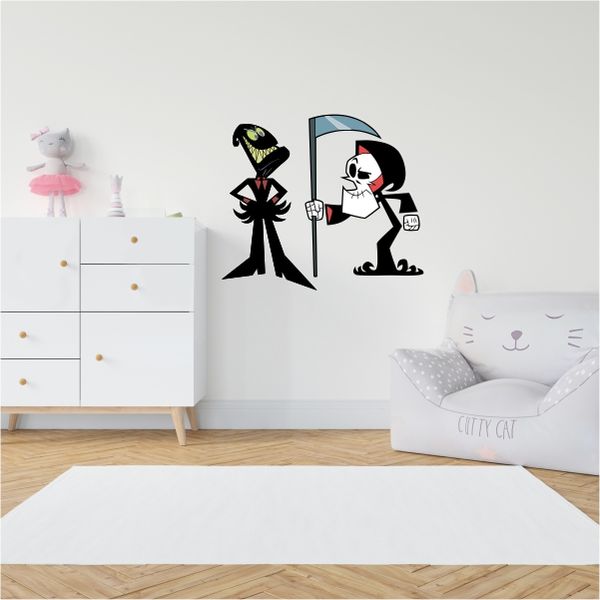 The Grim Adventures Of Billy And Mandy Wall Decal