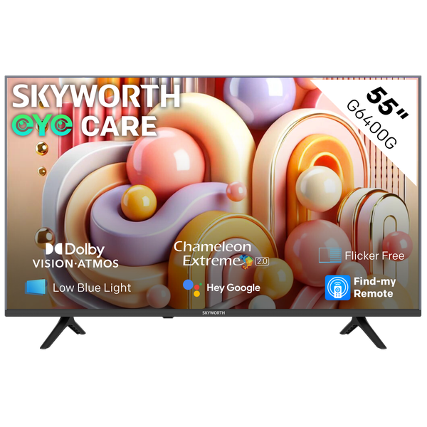 Skyworth 55" G6400G 4K UHD Google Smart TV with Google Assistant