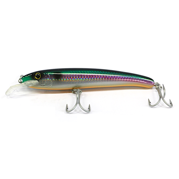 Rattler Lipped Trolling Lure 15cm Colour Green/Purple X58