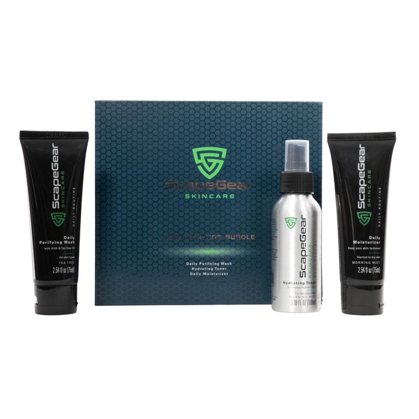 ScapeGear Daily Skincare Routine for Bald Men
